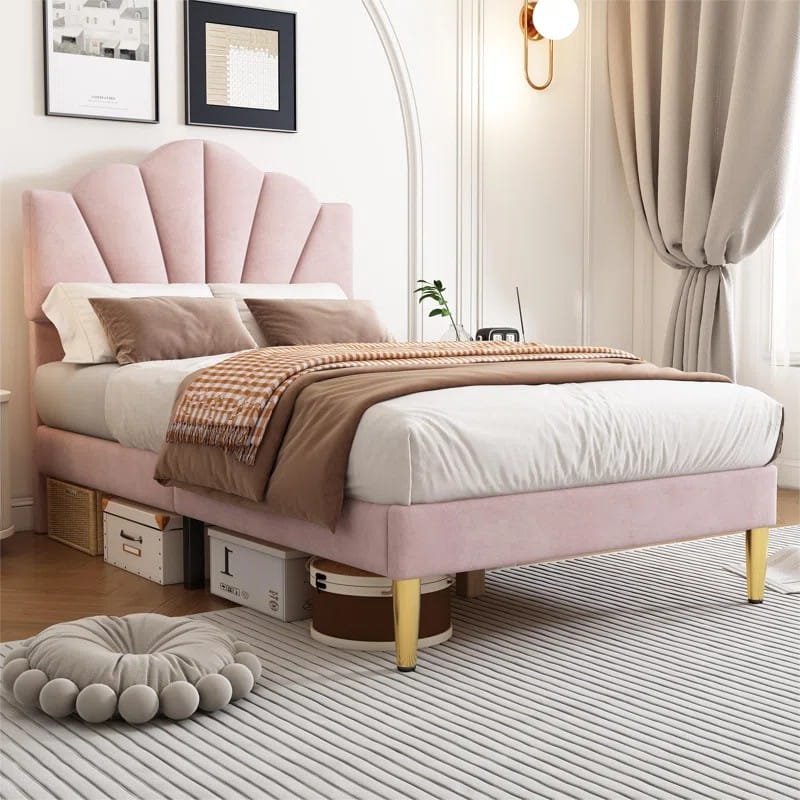 إطار سرير أكيرهوس المُنجّد