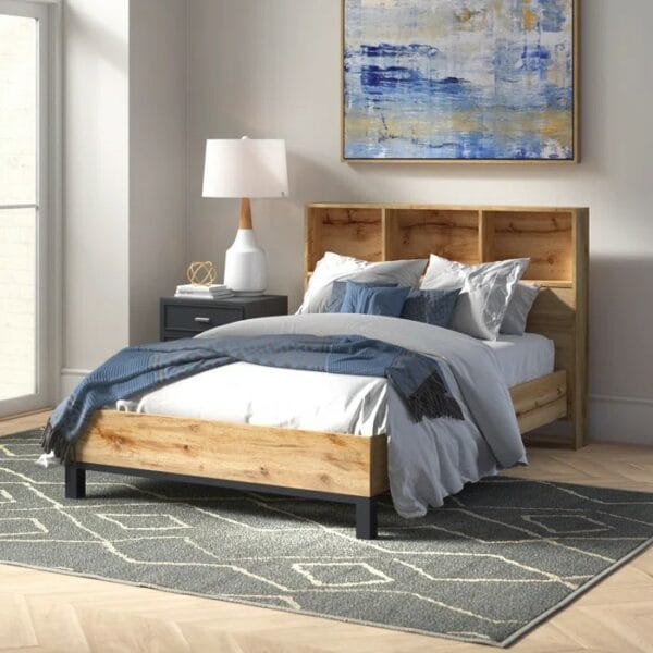 Yonkers Bookcase Headboard Bed