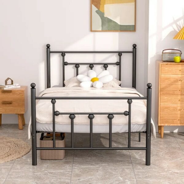 Footboard Platform Bed Frame Single Double Size