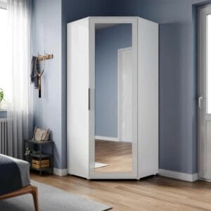 Style Paneled Wardrobe with Mirror