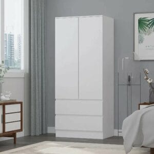 2 Door 2 Drawer Combi Wardrobe -