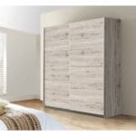 2 Door Manufactured Wood Wardrobe