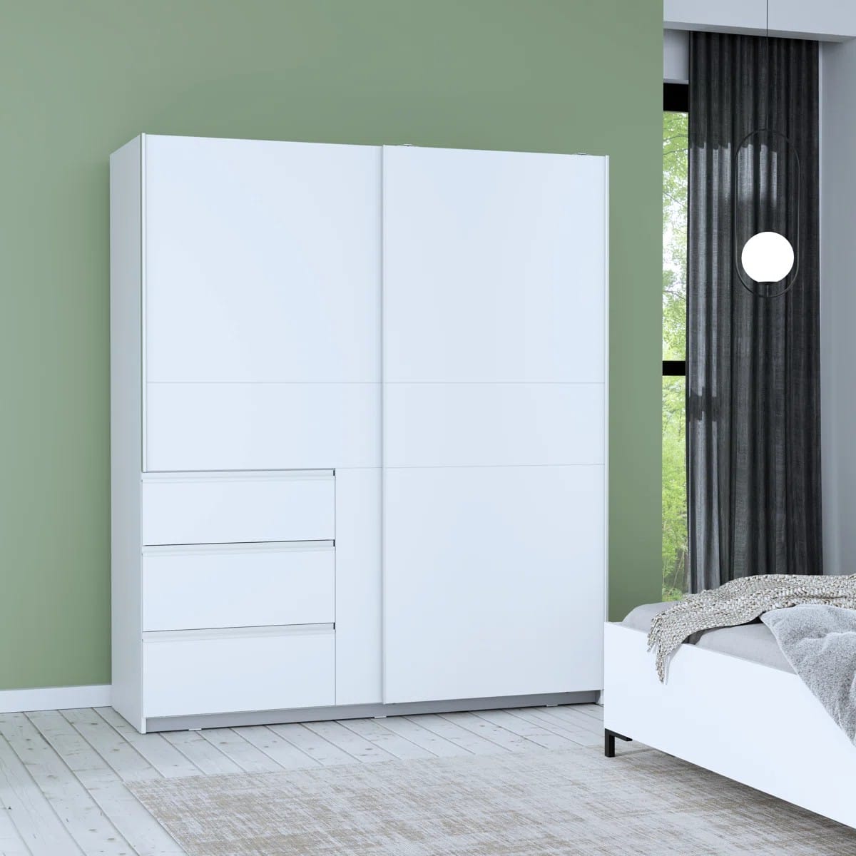 Kavalli 2 Door Sliding Wardrobe