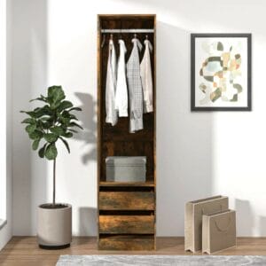Dark Wood Wardrobe