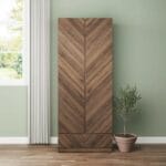 Brown 2 Door Wardrobe