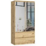 Silenus 2 Door Manufactured Wood Wardrobe