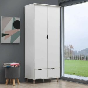 Reagan 2 Door Manufactured Wood Wardrobe