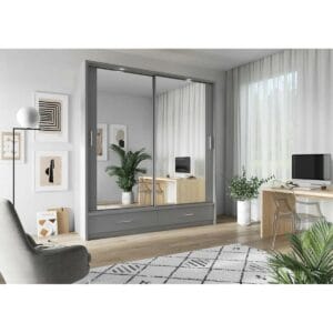 Emuel 2 Door Sliding Wardrobe