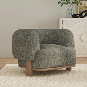 Moris Upholstered Barrel Chair