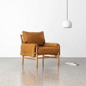 Marla Vegan Leather Armchair