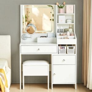 Modern Dressing Table with Led Mirror