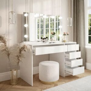 Dressing Table Matte with Mirror