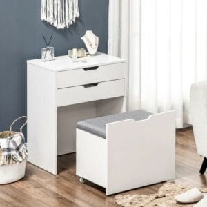 Vasta Dressing Table with Mirror