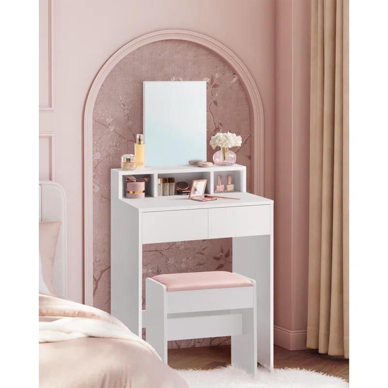 Mazie Dressing Table with Mirror