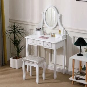 Anasztazia Dressing Table with Mirror