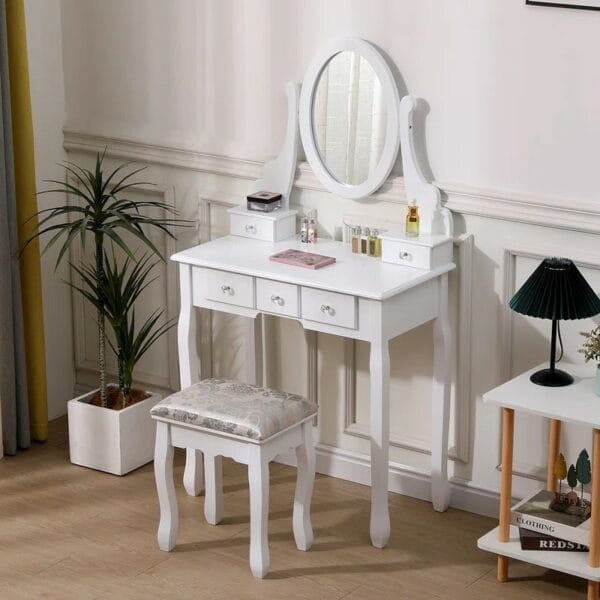 Anasztazia Dressing Table with Mirror