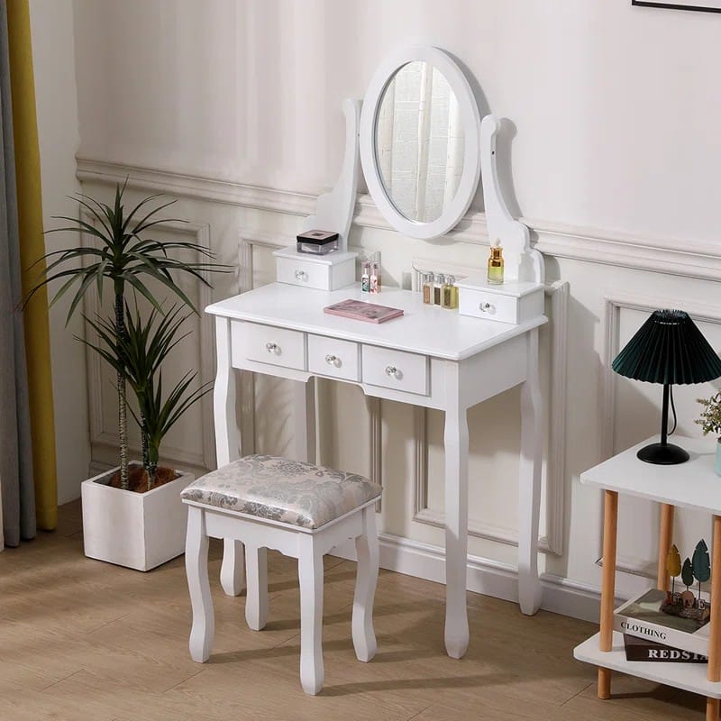 Anasztazia Dressing Table with Mirror