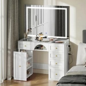 Large Dressing Table with Mirror