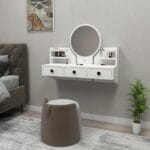 Floating Dressing Table with Mirror