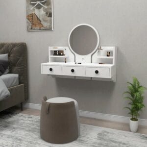 Floating Dressing Table with Mirror