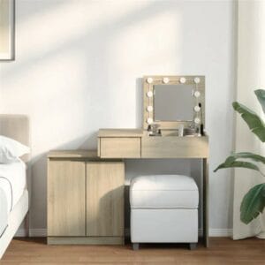 XL Large Dressing Table with Mirror