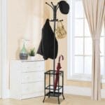 Iron Freestanding 4 - Hook Coat Stand