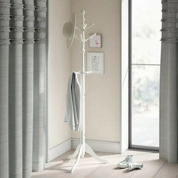 Valcour Solid Wood Freestanding 9 - Hook Coat Rack