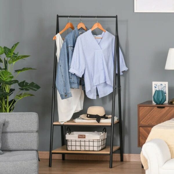Saffr Walden Steel Freestanding Coat Rack