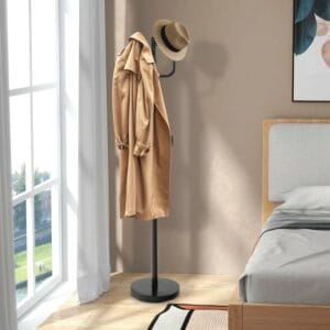 Nesma Iron Freestanding 8 - Hook Coat Rack