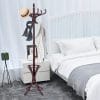 Solid Wood Freestanding Coat Rack