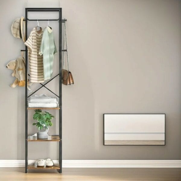 Freestanding 8 - Hook Coat Rack