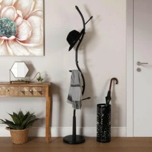 حامل معاطف معدني قائم بذاته من أدلينغتون مع 9 خطافات