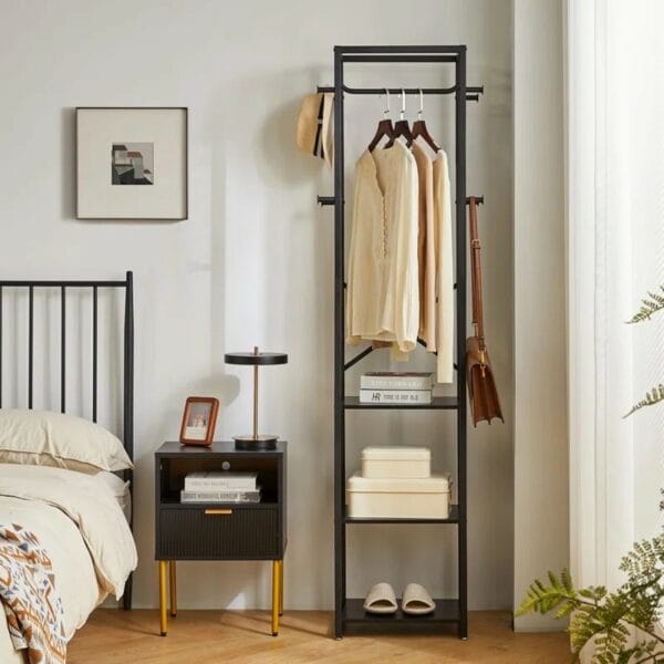 Andromedae Metal Freestanding 8 - Hook Coat Rack