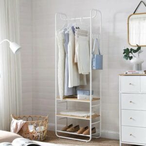 Bayoleth Metal Freestanding 4 - Hook Coat Rack