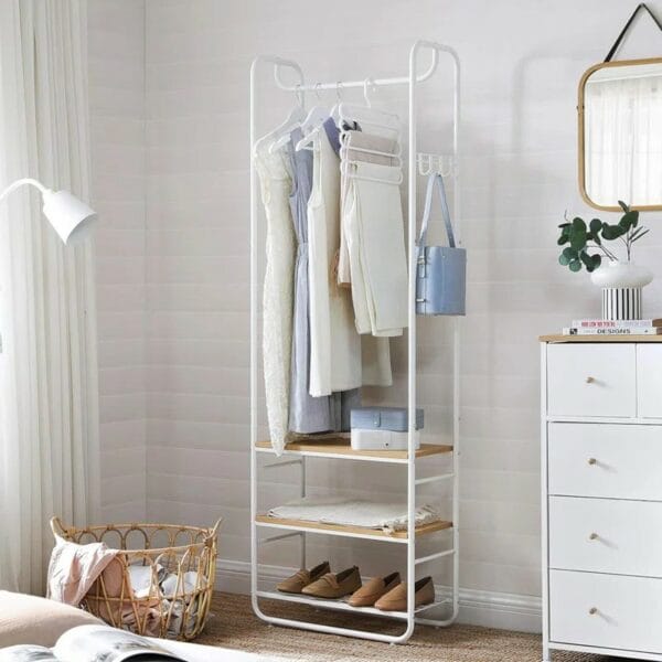 Bayoleth Metal Freestanding 4 - Hook Coat Rack