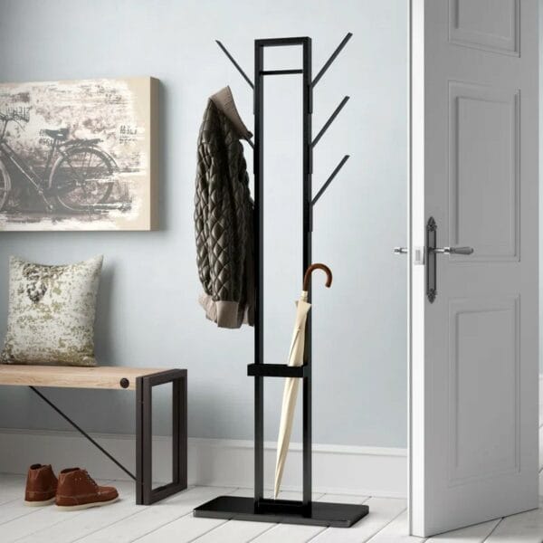 Catron Steel Freestanding Coat Rack