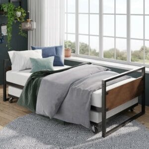 Sturdy Black Metal frame - Modern Industrial frame