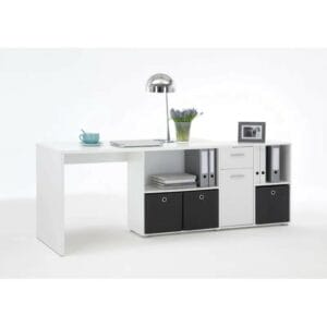 Elizabeth 2 L-Shaped Writing Desk Office Set