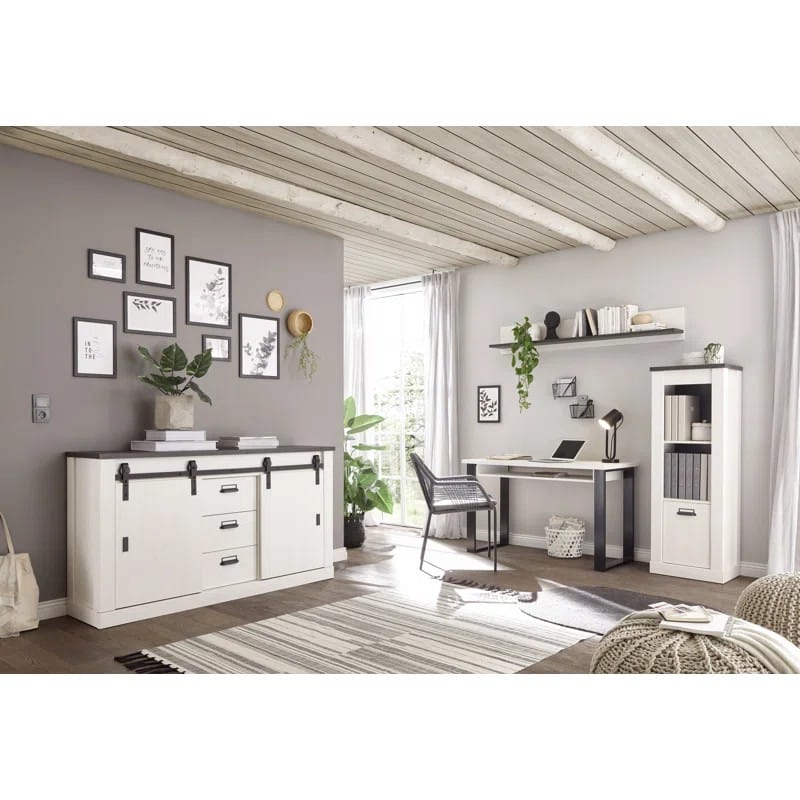 ackeline 3 Piece Rectangular Writing Desk Office Set