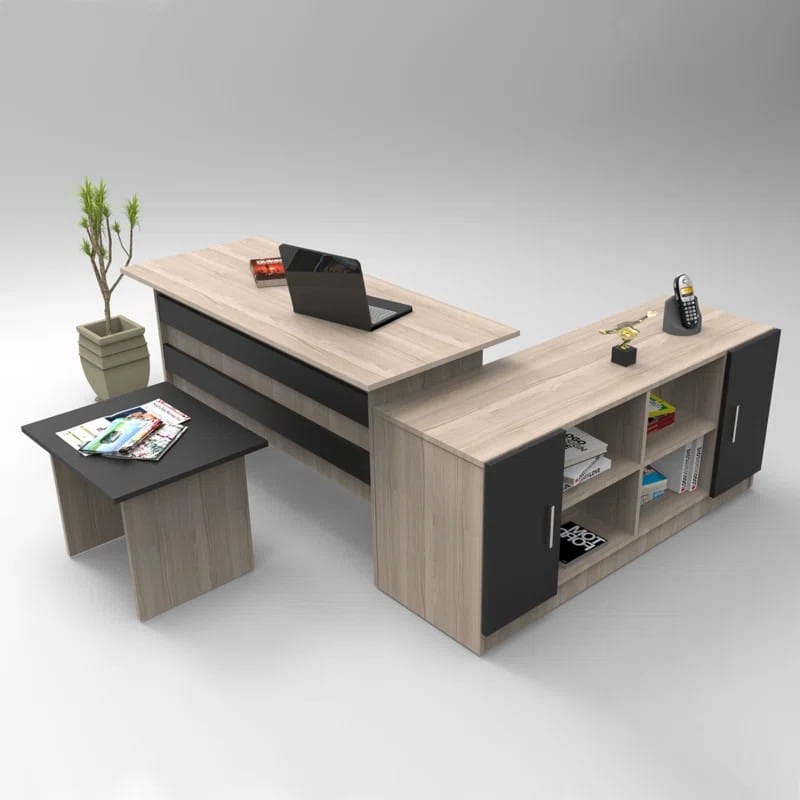 Burakcan 3 Writing Desk Office Set