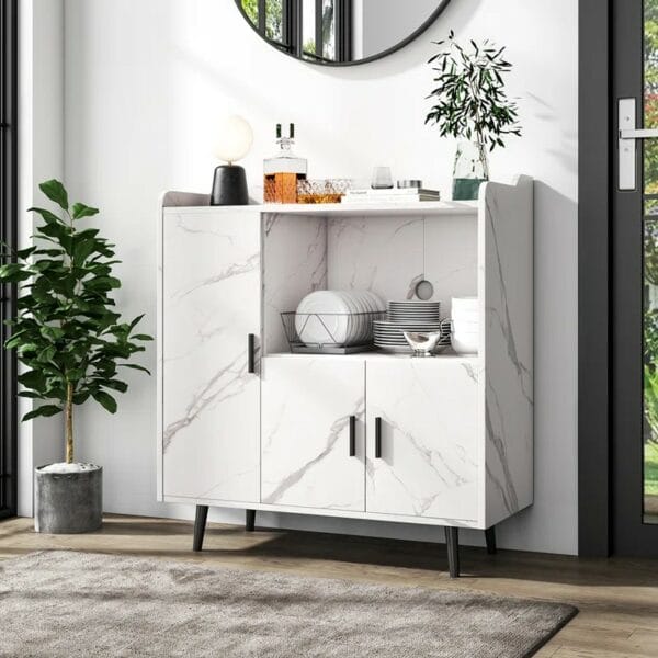 White Display Cabinet