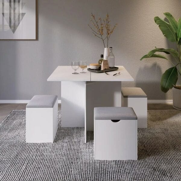 Hateme 4 - Person Dining Set