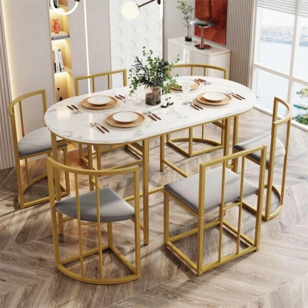Viveka 6 - Person Dining Set