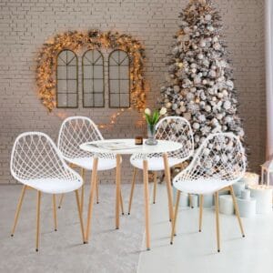 Emila 4 - Person Dining Set