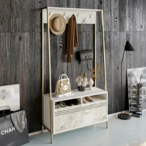 Hopewell Hall Tree with Bench and Shoe Storage