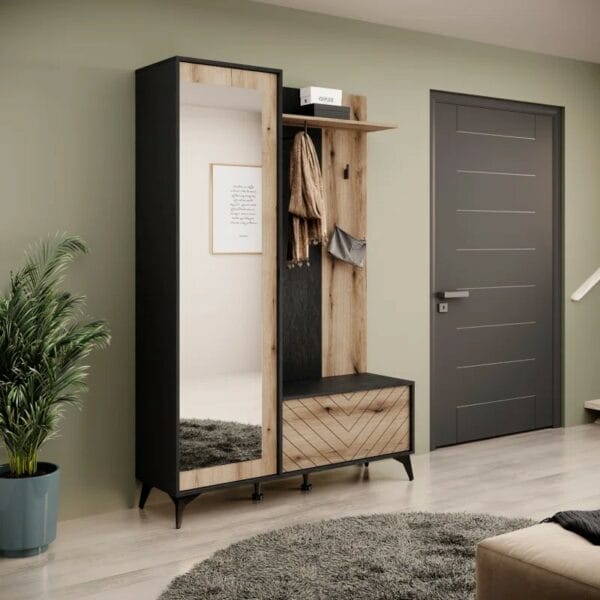 Bole Hall Tree 134cm Wide with Bench