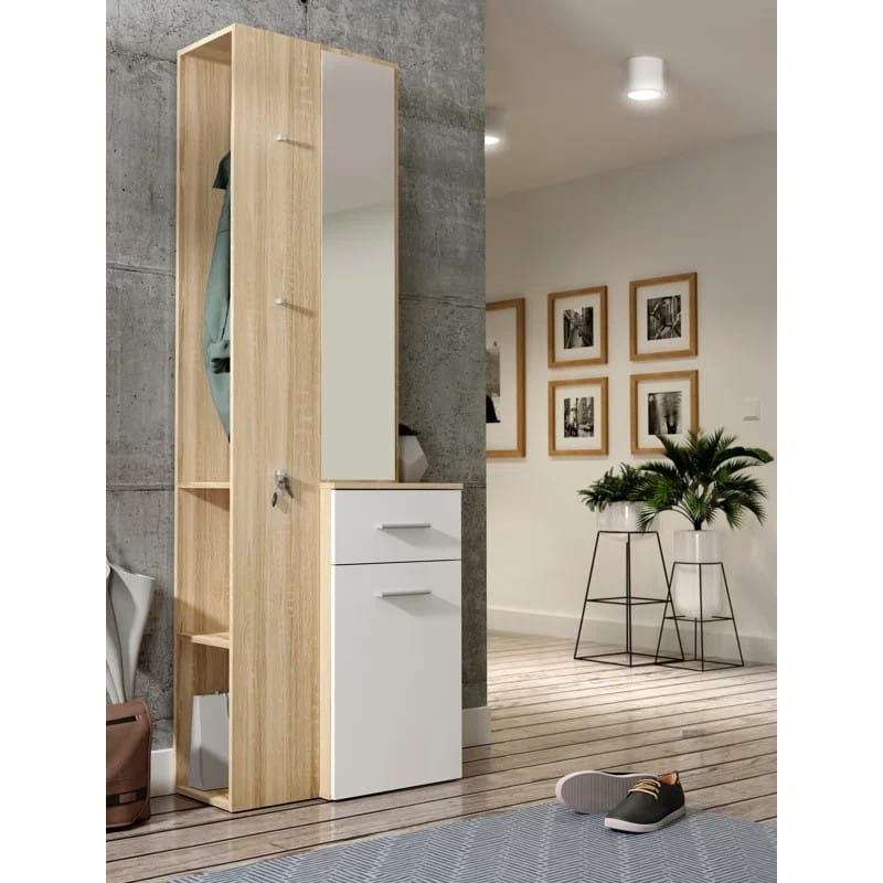 Aina Hall Tree 64.2cm Wide with Shoe Storage