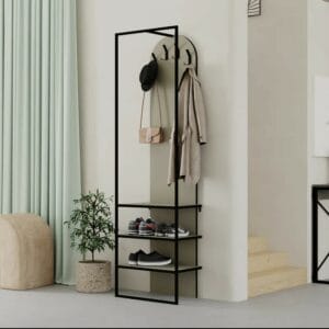 Akalya Hall Tree 53cm Wide with Shoe Storage