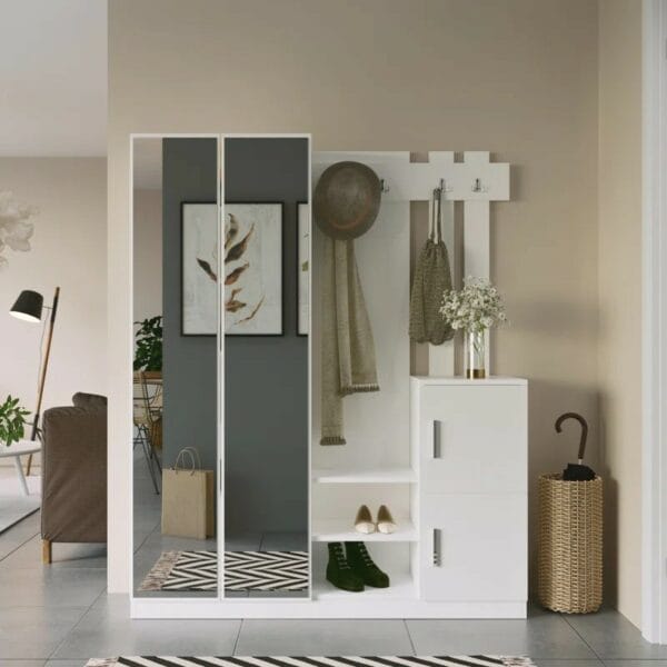Dgautier Hall Tree 147.6cm Wide with Shoe Storage