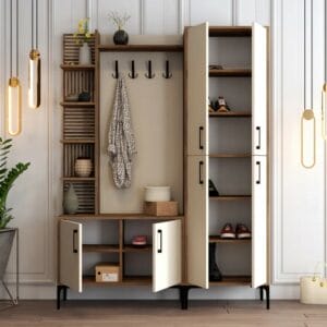 Zephyrine Hall Tree 150cm Wide with Shoe Storage